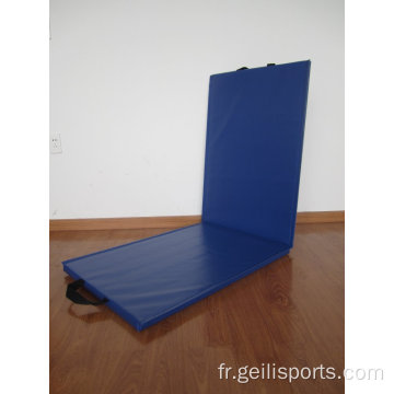 Couleur personnalisée écologique 2 panneau PVC pliing kids gym tapis gym gym